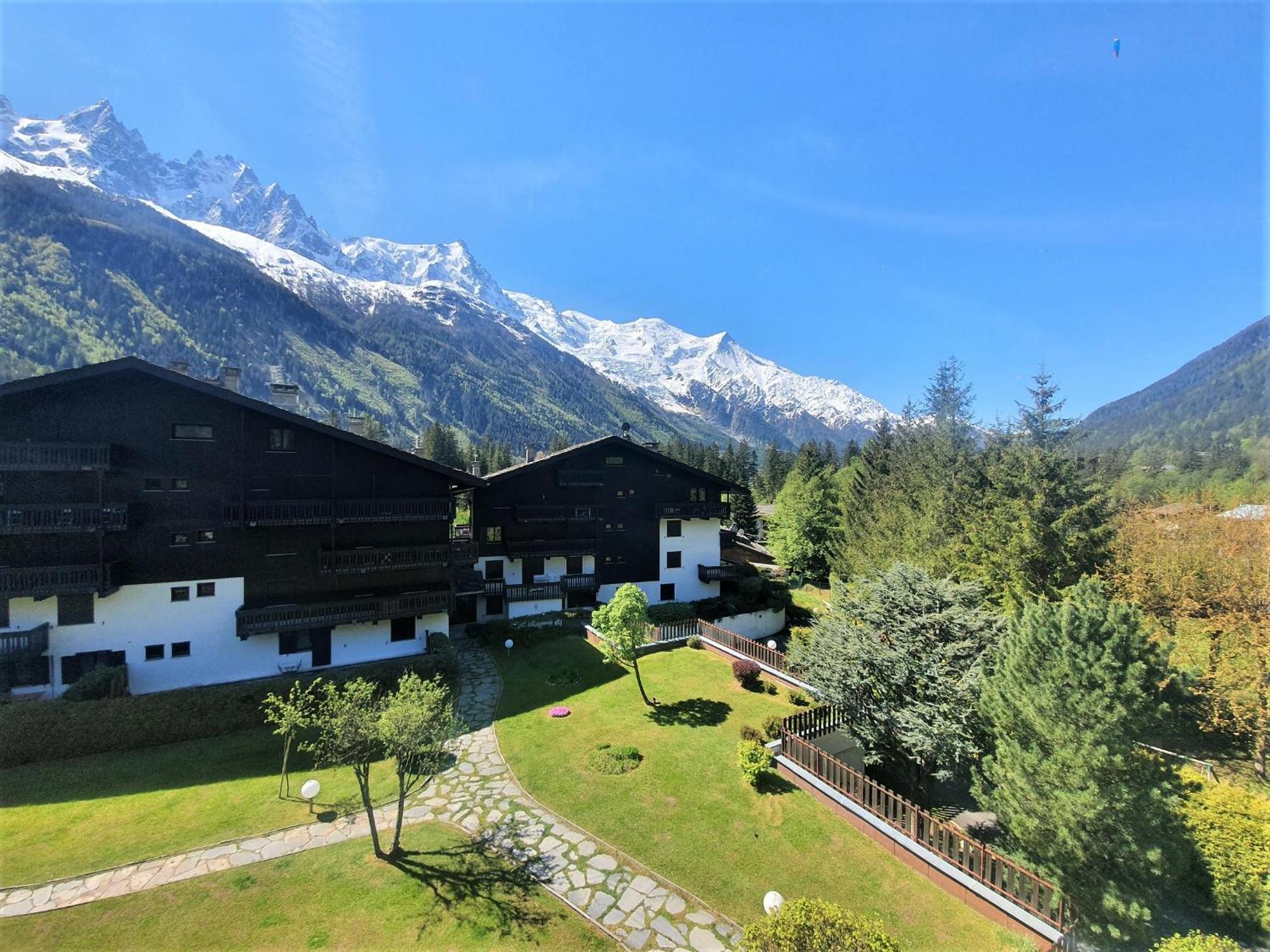 Chamonix Superbe Appartement Vue Mont Blanc Exterior foto