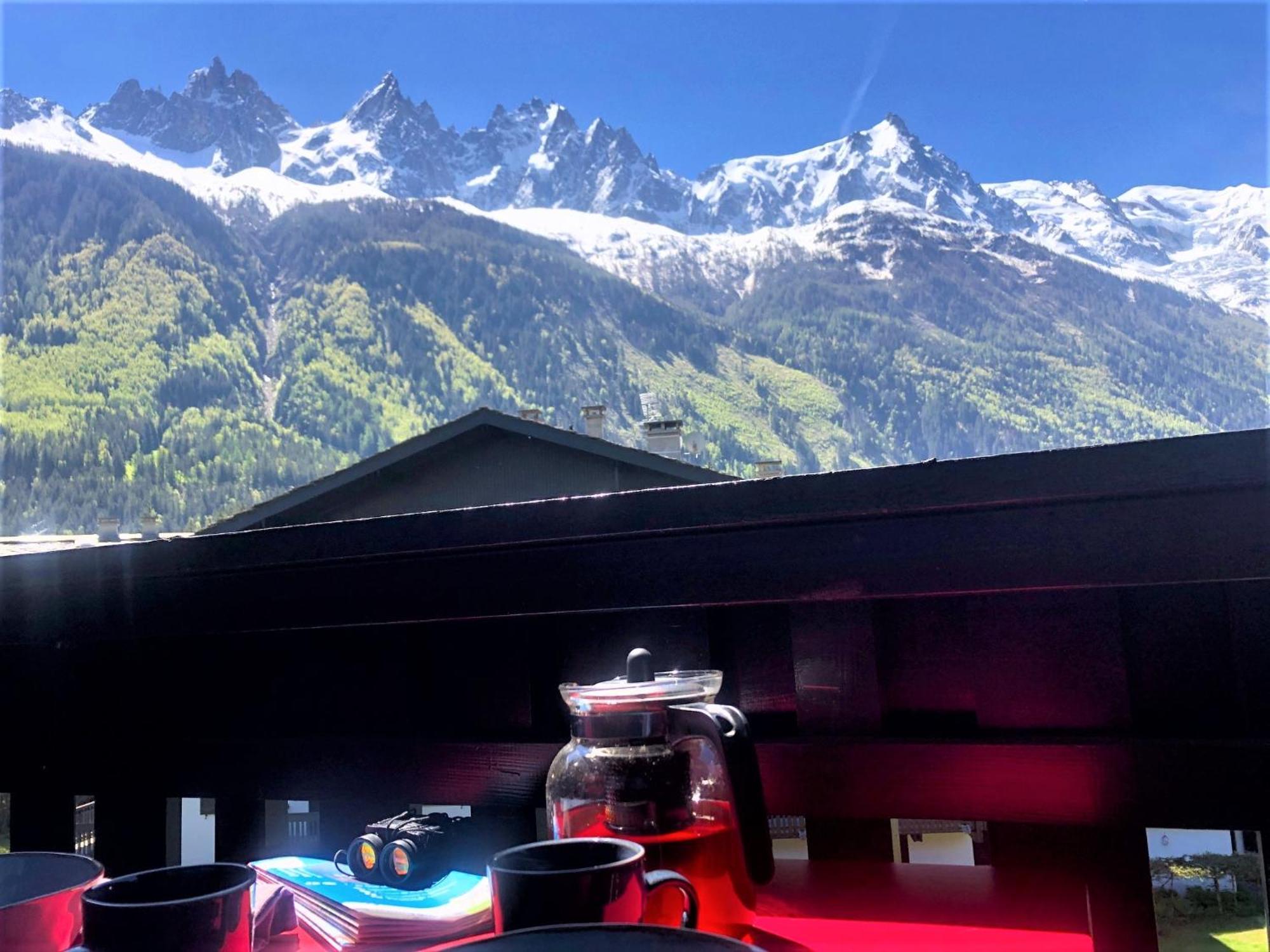 Chamonix Superbe Appartement Vue Mont Blanc Exterior foto